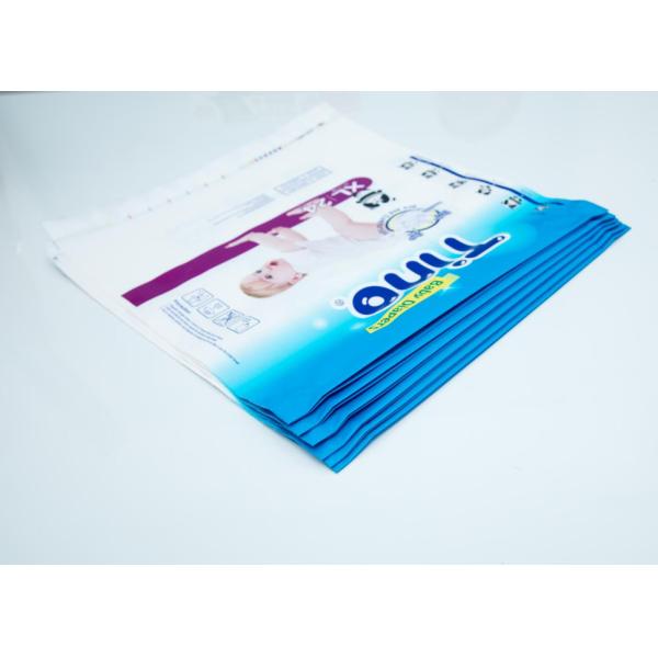 Quality LDPE Diaper Sanitary Napkin Custom Printed Plastic Bags Packaging ISO with Patch Handle wholesale