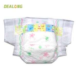 PE Backsheet Infant Baby Diapers Breathable Soft Cotton Diapers Absorbency FDA
