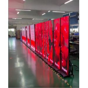 Indoor P2.5mm Poster LED Screen Display 2.1ft X 6.3ft 640mmx1920mm Wide Viewing