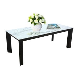 Rectangle Ceramic Topped Dining Table