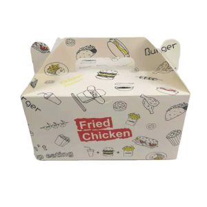 ODM Fried Chicken Customized Food Packaging Box Good Stiffness Recycled