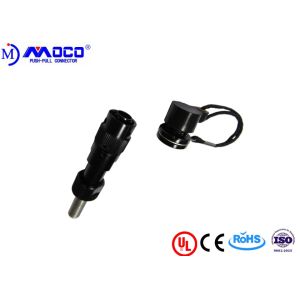 Black Bayonet Amphenol Mil Spec Circular Connectors With Clamp 0T 3 Pin