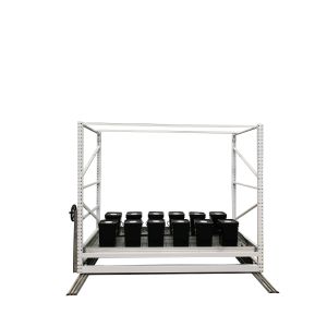 ABS Multi Level Marijuana Hydroponic Growing Racks 90tg/M2 Hydroponic Shelves