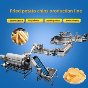 Cheap Automated Processing Industrial Frozen Fries Processing System Machinery Customization for sale