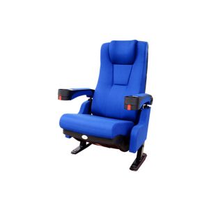 Fireproof Fabric Theater Seats / Commercial Theater Seating ISO9001 Certified