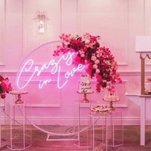 Unbreakable Neon Wedding Backdrop With Lights Wedding Backdrop Curtain Led