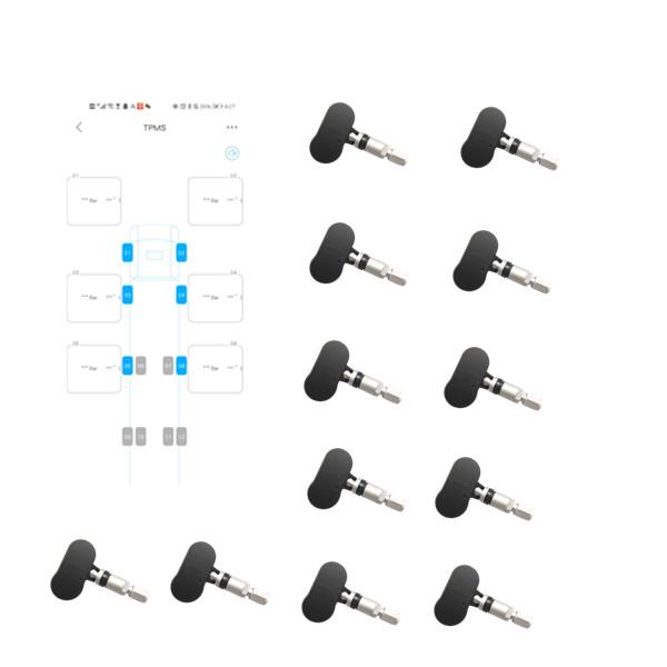 Quality Twelve Sensors RF Wireless Tire Pressure Monitoring System wholesale