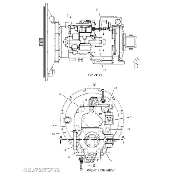 377-4950 3774950 369-9641 FOR CATERPILLAR 336F 340F 336E 336D2 XE EXCAVATOR PARTS HYDRAULIC PUMP MAIN PUMP HYDRAULIC PISTON PUMP GP-VANE AFTERMARKET