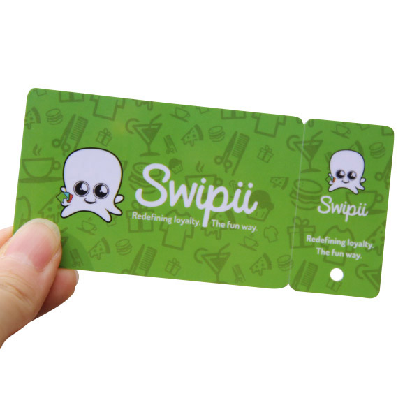 0.76mm 0.84mm Plastic PVC Card Key Tag ODM 3 Up Hot stamping Printing