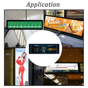 38.5 Inch TFT LCD Screen Bar Type With LVDS Interaface Outdoor High Brightness