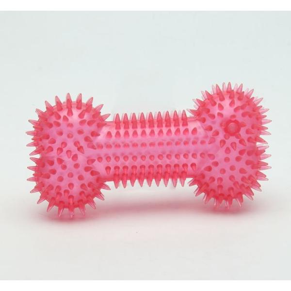 Quality Customize Pink Plastic Toy Dog Bones ODM Service BSCI Certification wholesale