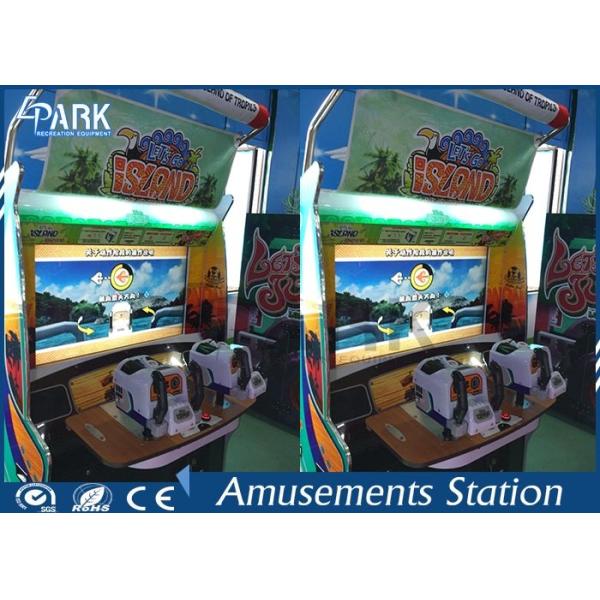 Virtual Reality Island Adventure Shooting Arcade Machines Coin operated 2 Player