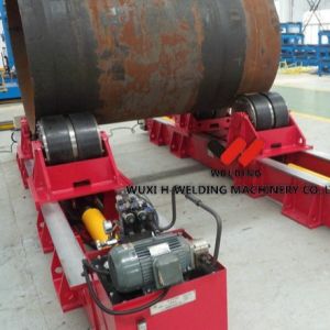 China Lead Screw Adjusting Pipe Welding Rotator 20Tons With Steel Rubber Roller on sale