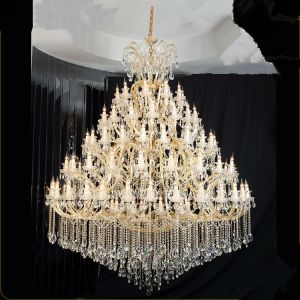 Extra large crystal chandeliers for Hotel Project Lighting (WH-CY-142)