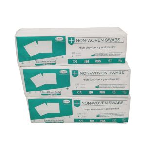 Cheap 3&quot;X3&quot; 4ply Non Woven Gauze Swabs for sale