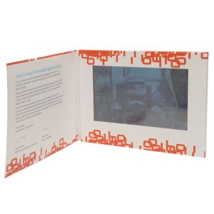 TV in Card 5 Inch LCD Video Greeting Cards Supported Full Format Video