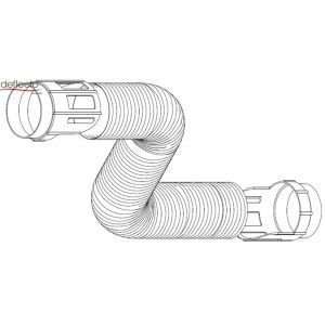 China 4 Inch Semi Rigid Aluminum Duct Air Conditioning Venting Set With Connector on sale