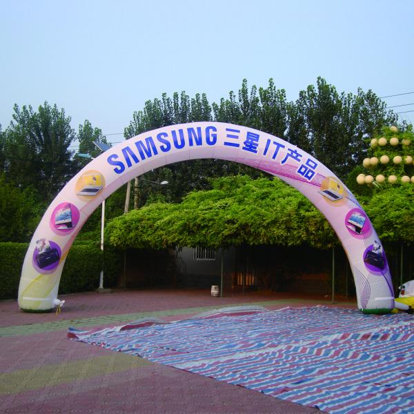 Customized Advertising events inflatable arch with blower and airtight arch