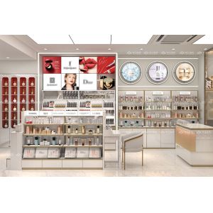 Cheap Luxury Store Furniture Perfume Store Display Skincare Display Rack for Perfume Shop Interior Design for sale