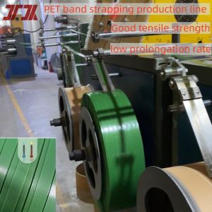 9-32mm Width Customized PET 3straps Output Band Making Machine With 4000L Barrel
