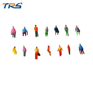 Cheap 1:150 ABS plastic scale model painted figures 1.3cm for model building materials or toys for sale