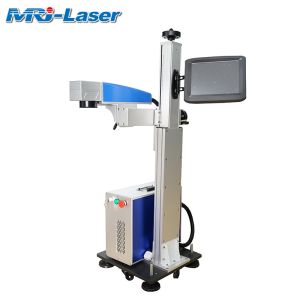 14000mm/S Portable Laser Marking Machine , Flying 20W Laser Etching Machine