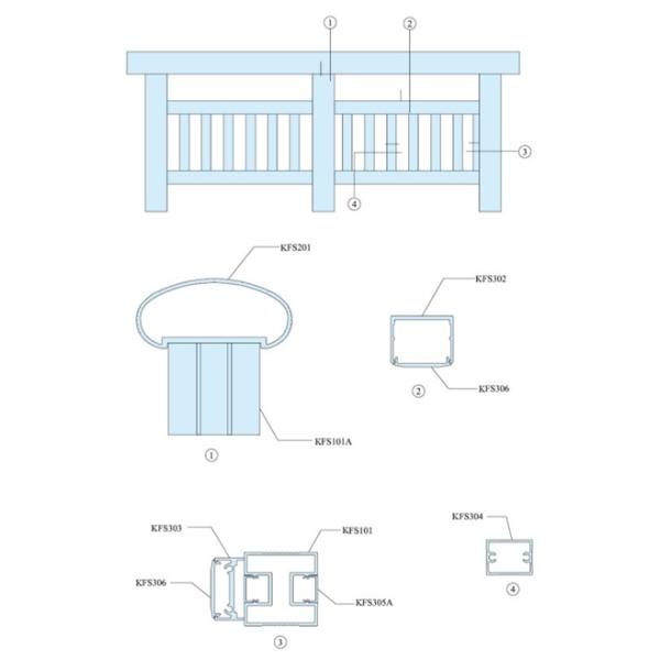 Aluminum Hand Railing Systems