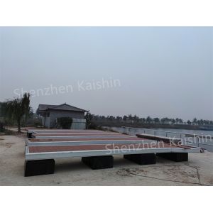 Durability Marine Aluminum Floating Dock WPC Decking Finger Dock