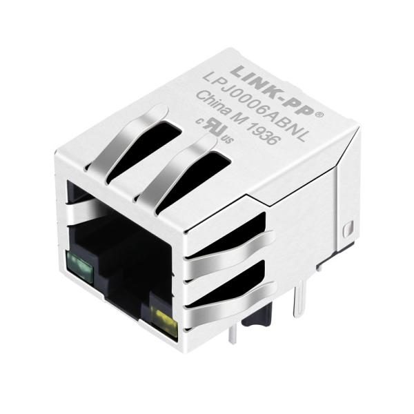 Quality LPJ0006ABNL Rj45 Socket Cross J0006D21BNL 8 Pin 10/100 Base-TX Tab-down wholesale