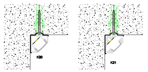 Led strip aluminum profile Angle 18x18mm 90 Degrees LED Corner Aluminium Profile
