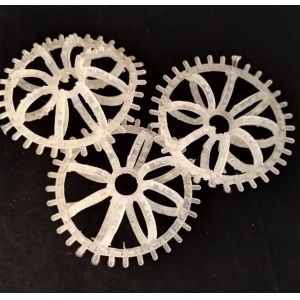 PP Plastic Teller Rosette Ring Column Packing 2K 3K For Air Scrubbing Tower