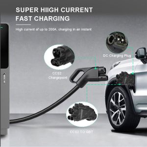 Id6 Ccs2 to Gbt Adapter Evse Charging Connector Ev Dc Charger Ccs2 to Gbt