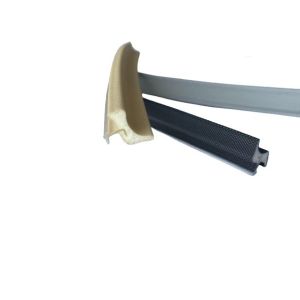 Yellow Aluminum-Clad Wood Door and Window Rubber Seal Strip for Customer's