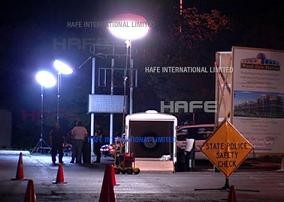 China Fire Safety White Emergency Lights HAFE With 575W HMI Lamp Heavy Duty Construction on sale