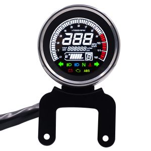 ODM Multifunction 12V Universal Motorcycle Lcd Digital Speedometer