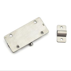 90mmx40mmx2.4mm Stainless Steel Spring Bolt Latch For Ships Vehicles Machine