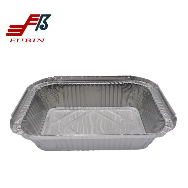 Quality 190*138mm Rectangular Foil Trays 650ml For Restaurant wholesale