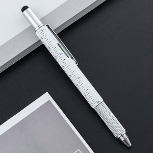 Multifunctional Metal Creative Ballpoint Pen Ruler Screwdriver Touch Screen