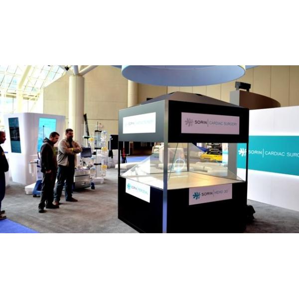240x240cm 360 Degree Holographic Display , Holo Showcase for Exhibition and