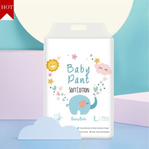 Custom Non Woven Fabrics Disposable Baby Diapers 500-1000ml Absorbency