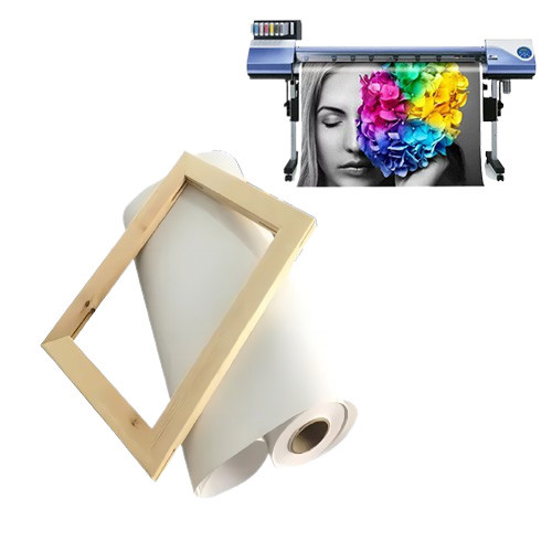 Quality Large Format Polyester Canvas Rolls Blank Canvas Matte For Inkjet Printing wholesale