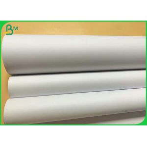 20lb Ultra Bright CAD Plotter Paper 36'' x 150m 3'' Core Matt Uncoated