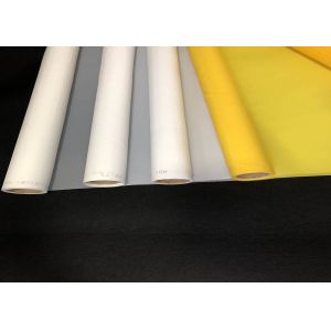 Yellow Monofilament Polyester Silk Screen Printing Mesh 39t 168t 80 380 420