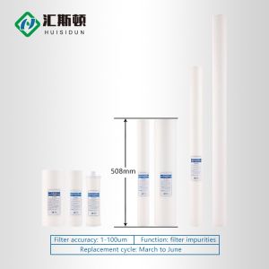 20inch Jumbo PP Polypropylene Filter Cartridge for Pre Filtration Manual Power