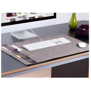 Multi Functional Office Dual Use 40*80cm Felt Mouse Mat