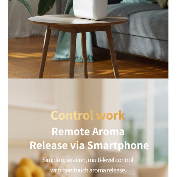 Wall Mounted USB Battery Powered Fragrance Diffuser Quiet Diffuser For Essential Oils