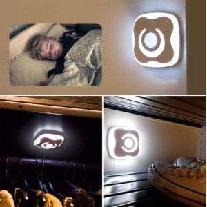 Upgraded Motion Sensor Closet Light, Cordless Rechargeable LED Smart Night Light