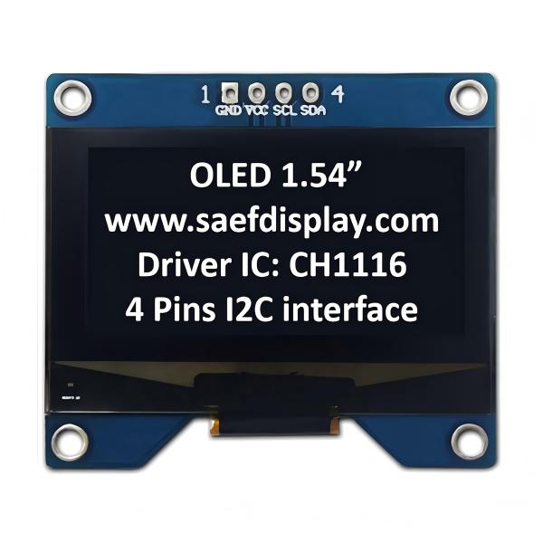 Quality Factory 1.54-Inch OLED Display 128x64 with I2C Interface & CH1116 Driver wholesale