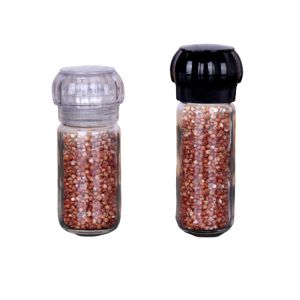 China Manual Spice Grinder 72.5g 360ml Plastic PET Jar on sale