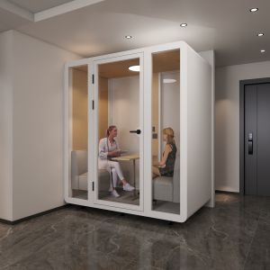 Soundproof Office Pod with 35dB Sound Insulation 7-Layer Acoustic Structure and